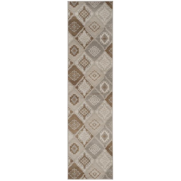 Safavieh 2 ft.-2 in. x 8 ft. Vintage Power Loomed Runner Rug, Cream and Camel - VTG577M-28