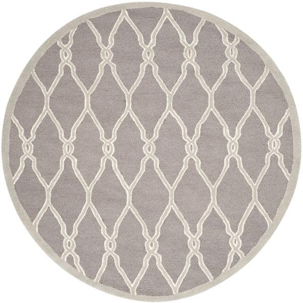 Safavieh Cambridge Runner Rug, Dark Grey and Ivory - 2 ft. 6 in. x 6 ft. - CAM352D-26