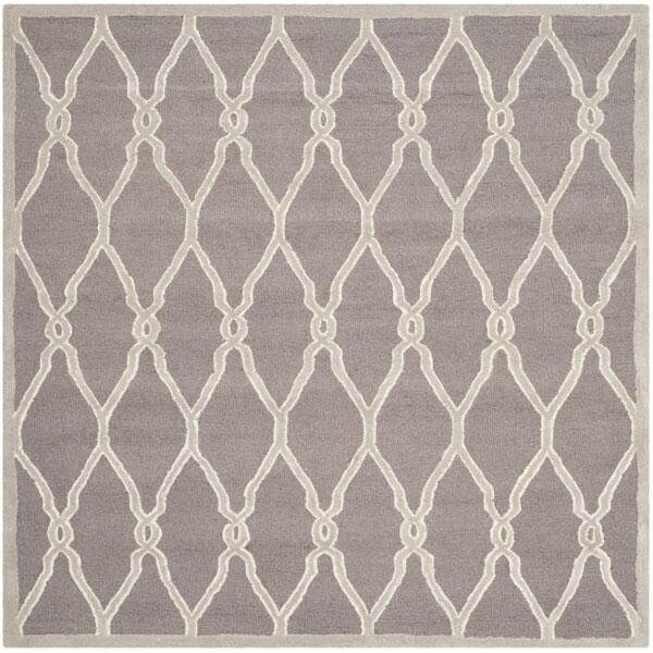 Safavieh Cambridge Runner Rug, Dark Grey and Ivory - 2 ft. 6 in. x 6 ft. - CAM352D-26