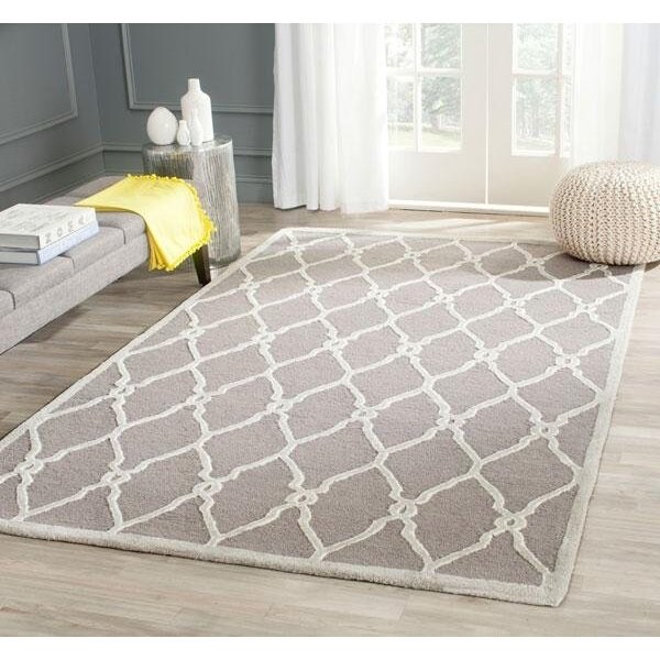 Safavieh Cambridge Runner Rug, Dark Grey and Ivory - 2 ft. 6 in. x 6 ft. - CAM352D-26