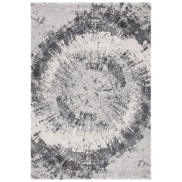 Safavieh 2 ft. 2 in. x 8 ft. Retro 500 Vintage Runner Power Loomed Rug Gray & Ivory - RET557F-28