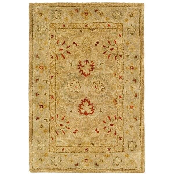 Safavieh 3 x 5 ft. Accent Traditional Antiquity- Brown and Beige Hand Tufted Rug - AT822B-3