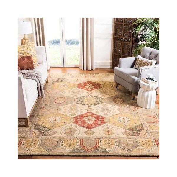 Safavieh 2 ft. x 3 ft. Accent Traditional Anatolia Multi Hand Tufted Rug - AN530A-2