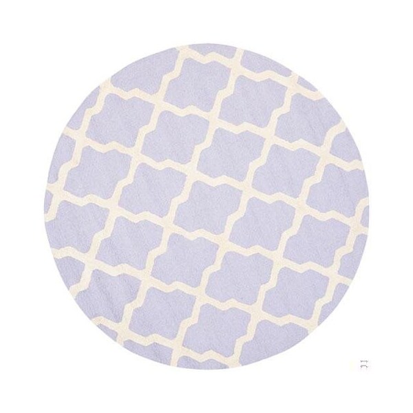 Safavieh 4 x 6 ft. Small Rectangle Transitional Cambridge- Lavender and Ivory Hand Tufted Rug - CAM121C-4