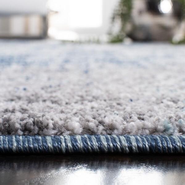 Safavieh 4 x 6 ft. Aston 700 Rectanglar Modern Contemporary Rug Navy & Grey - ASN704N-4