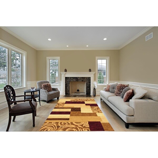 Homedora 5 x 7 ft. Discount World Contempo Collection 3007 Area Rug - HD-CC3007