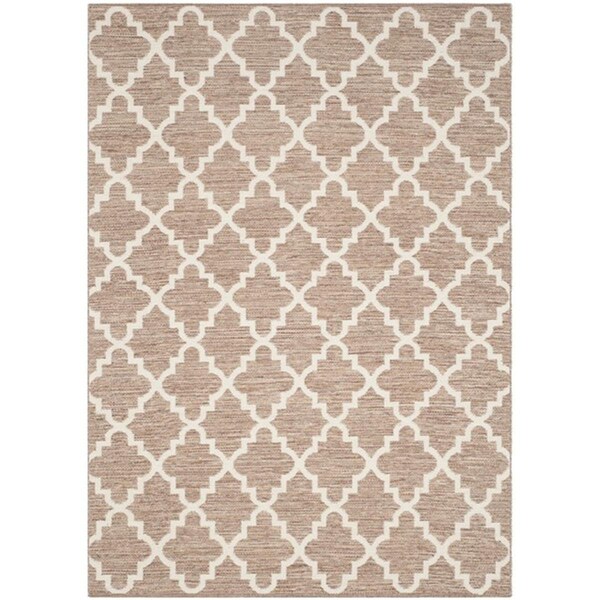 Safavieh 10 x 14 ft. Rectangle Montauk Hand Woven RugBeige & Ivory - MTK810E-10