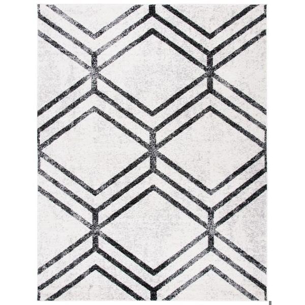 Safavieh 4 x 4 ft. Adirondack Square RugIvory & Charcoal - ADR253B-4SQ
