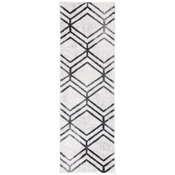 Safavieh 4 x 4 ft. Adirondack Square RugIvory & Charcoal - ADR253B-4SQ
