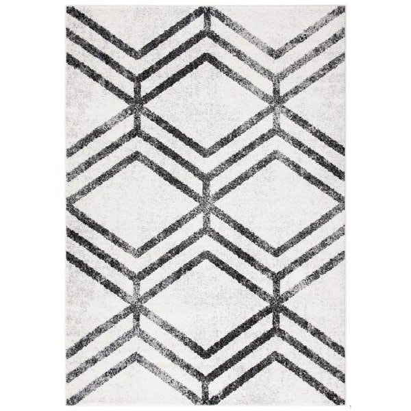 Safavieh 4 x 4 ft. Adirondack Square RugIvory & Charcoal - ADR253B-4SQ