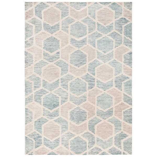 Safavieh 4 x 6 ft. Precious Rectanglar Hand Tufted Rug Turquoise - PRE217K-4