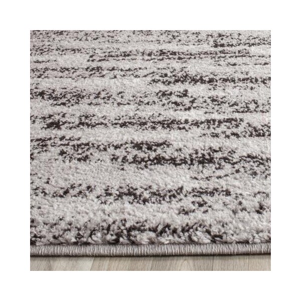 Safavieh Adirondack Power Loomed Runner Rug, Black and Silver - 2 ft.-6 in. x 20 ft. - ADR117A-220