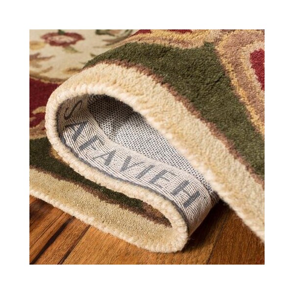 Safavieh 2 Ft. - 3 In. x 4 Ft. Accent- Traditional Classic Ivory And Green Hand Tufted Rug - CL234C-24