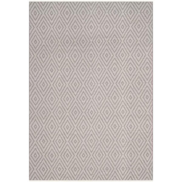 Safavieh 6 x 9 ft. Rectangle Montauk Hand Woven RugGrey & Ivory - MTK811A-6