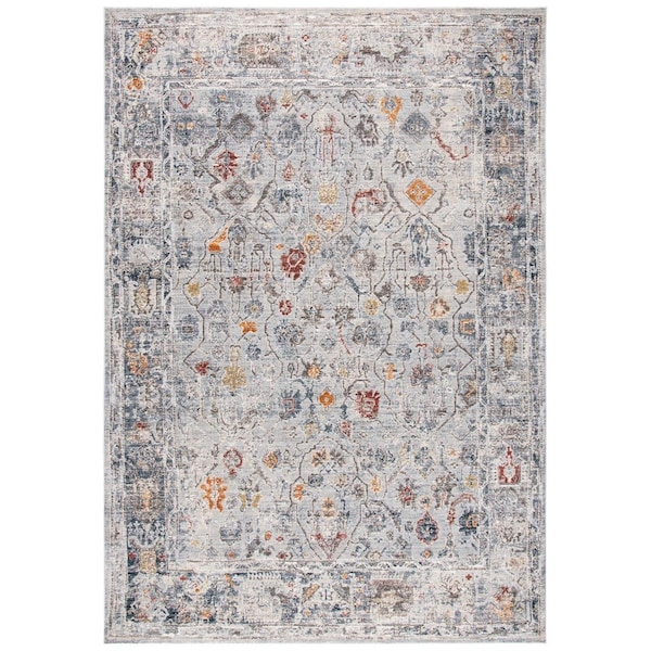 Safavieh 5 ft.1 in. x 7 ft.6 in. Rectanglar History 500 Rug Light Grey & Gold - HIS546F-5