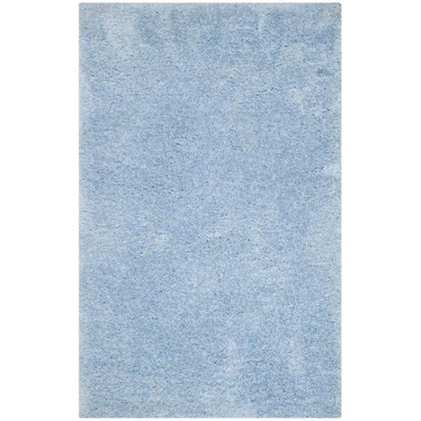 Safavieh Super Shag Hand Tufted Rectangle Rug, Light Blue, 4 x 6 ft. - SGS621D-4