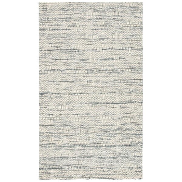 Safavieh 2 ft.-3 in. x 8 ft. Marbella Runner Hand Woven Rug Dark Grey & Beige - MRB452F-28