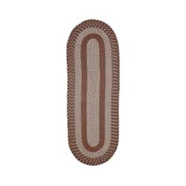 Better Trends 24 x 108 in. Newport Chenille Rug - Choclate - BRNE29BRW