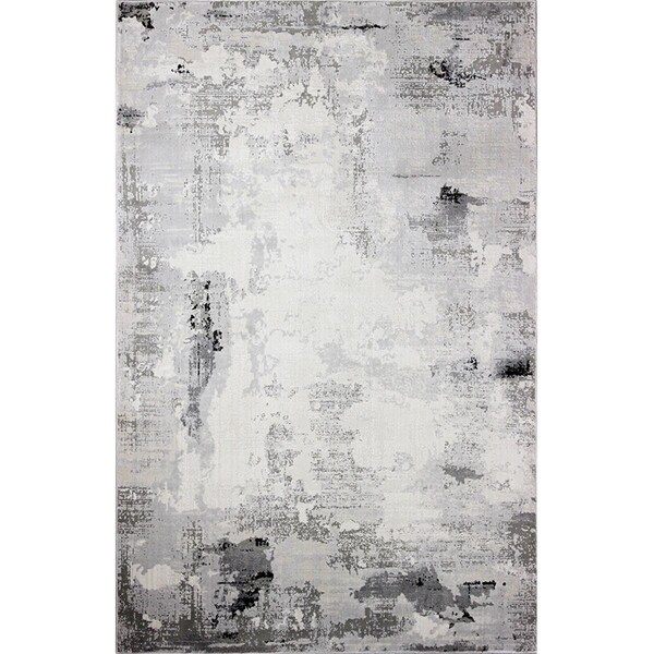 Bashian 2 ft. 6 in. x 8 ft. Capri Collection Contemporary Polyester Power Loom Area Rug Beige & Grey - C188-BEGY-2.6X8-CP109