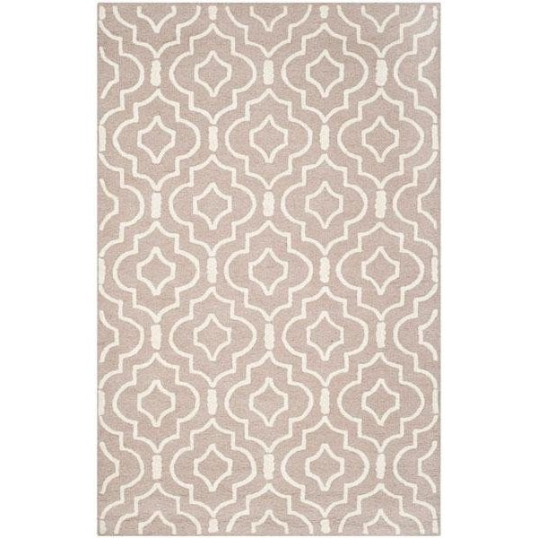 Safavieh 2 ft. - 6 in. x 4 ft. Cambridge Hand Tufted Rug, Accent - Beige and Ivory - CAM141J-24