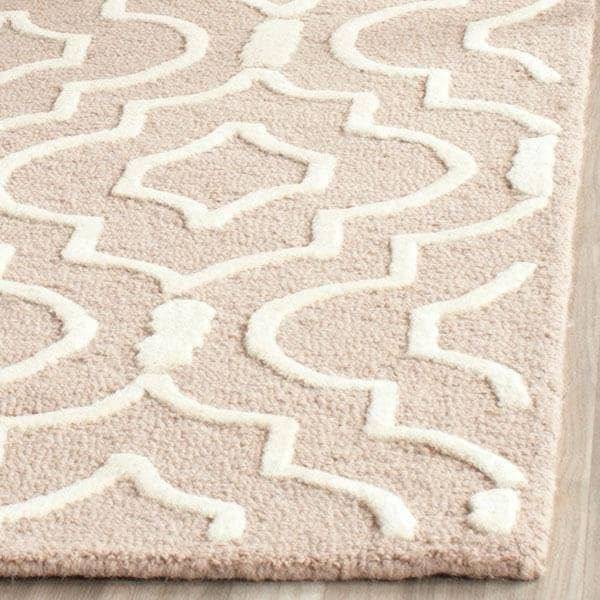 Safavieh 2 ft. - 6 in. x 4 ft. Cambridge Hand Tufted Rug, Accent - Beige and Ivory - CAM141J-24