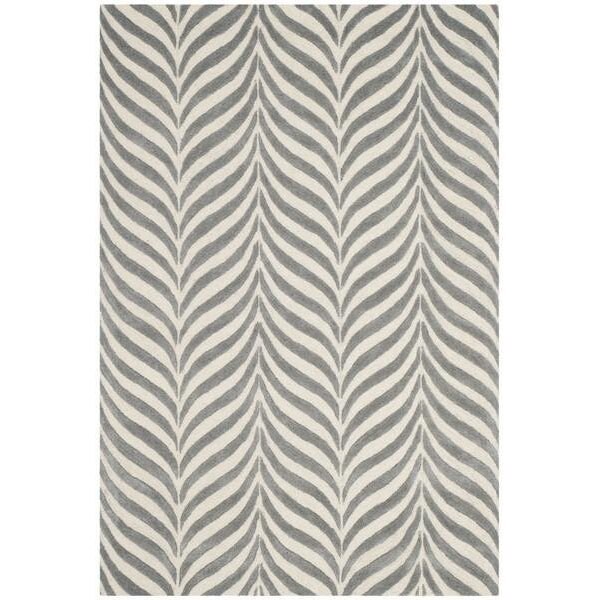 Safavieh 2 ft.3 in. x 7 ft. Bella Hand Tufted Runner RugIvory & Grey - BEL135B-27