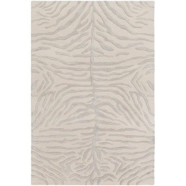 Artistic Weavers Artistic Weavers AWPL2232-46 Pollack Hannah Rectangle Hand Tufted Area Rug; Light Grey - 4 x 6 ft. - AWPL2232-46