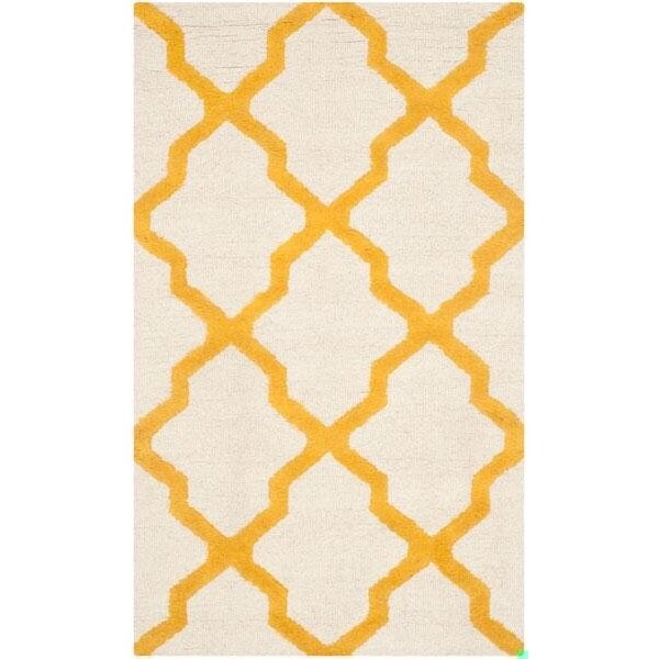 Safavieh Cambridge Small Rectangle Rug, Ivory and Gold - 4 x 6 ft. - CAM121U-4