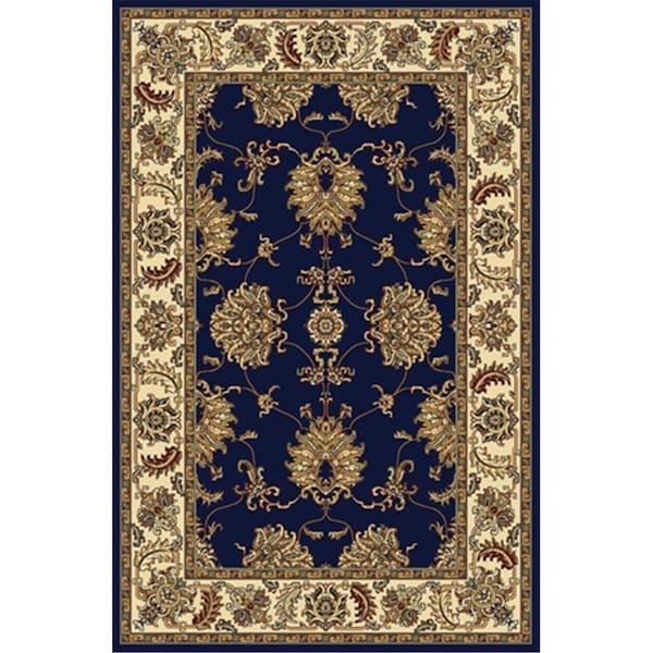 Auric Noble Rectangular Navy Blue Traditional Italy Area Rug, 2 ft. 2 in. W x 8 ft. H - AU1645764