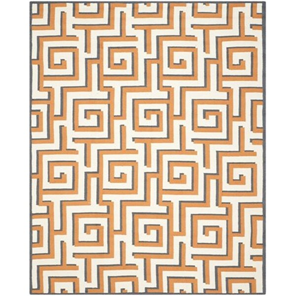Safavieh Four Seasons Hand Hooked Rectangle Rug- Ivory - Brown- 3 ft. 6 in. x 5 ft. 6 in. - FRS240L-4