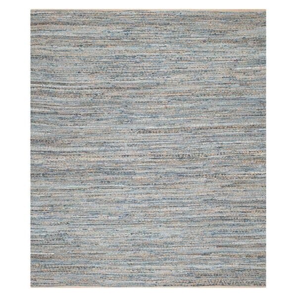 Safavieh Cape Cod Hand WOVEN Runner Rug- Natural - Blue- 2 ft. 3 in. x 8 ft. - CAP351A-28