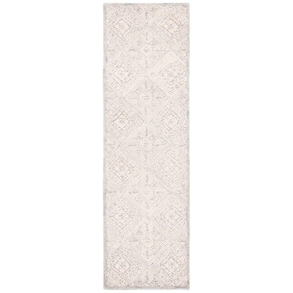 Safavieh 2 ft.3 in. x 8 ft. Runner Glamour Hand Tufted Rug Grey & Ivory - GLM660F-28