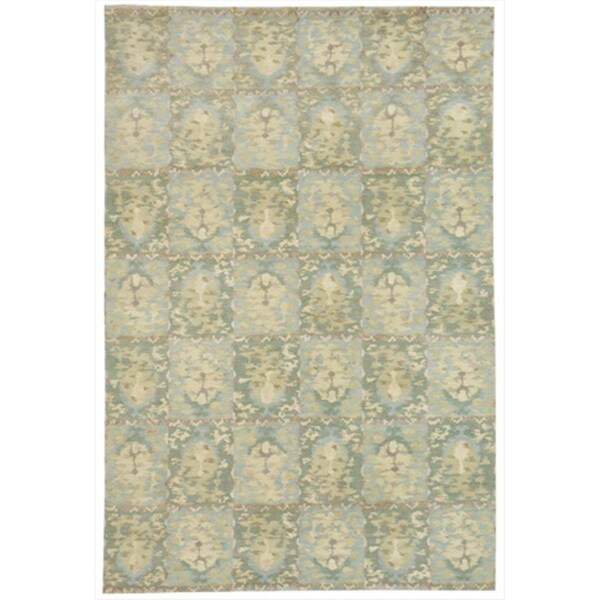 Safavieh 8 ft. x 10 ft. Large Rectangle Contemporary Martha Stewart Water Hand Knotted Rug - MSR8625B-8