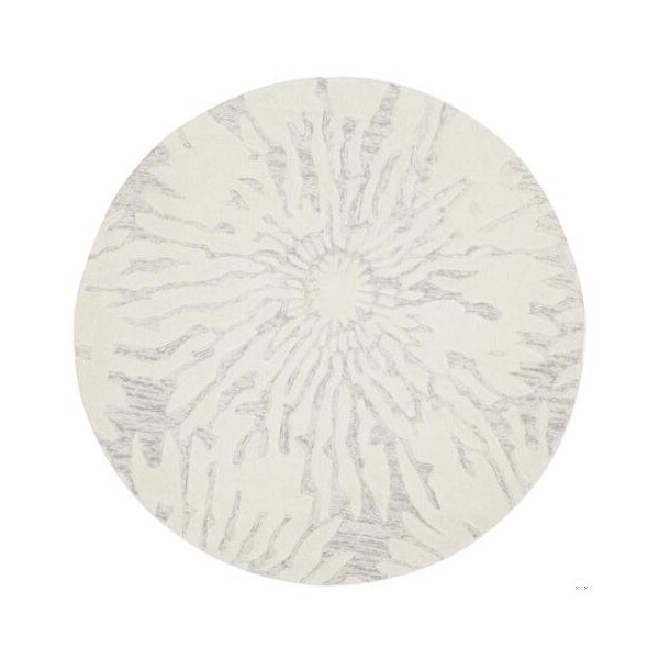 Safavieh Bella Hand Tufted Runner Rug, Silver and Ivory - 2 ft.-3 in. x 7 ft. - BEL129A-27
