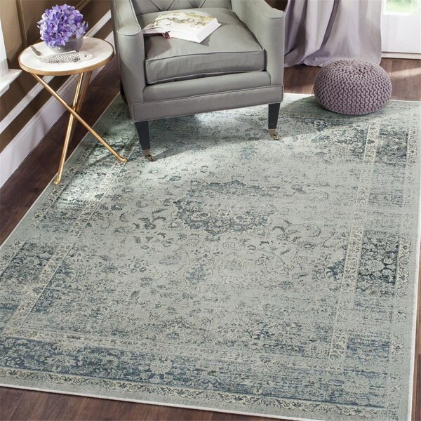 Safavieh Vintage Large Rectangle Area Rug Light Blue - 8 ft. x 11 ft.-2 in. - VTG113-7660-8