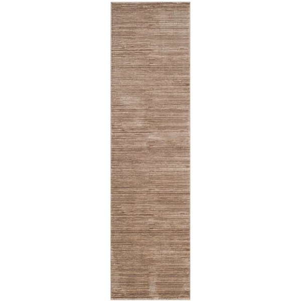 Safavieh 2 ft. 2 in. x 16 ft. Vision Power Loomed Runner Area Rug, Light Brown - VSN606C-216