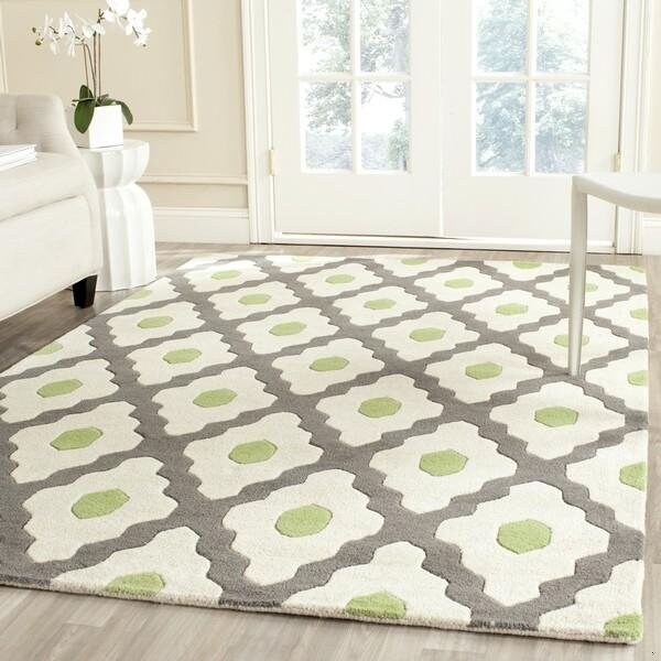 Safavieh Chatham Large Rectangle Rugs, Dark Grey and Ivory - 8 ft.-9 in. x 12 ft. - CHT748K-9