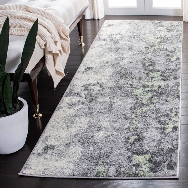 Safavieh 2 ft.6 in. x 12 ft. Adirondack Runner Rug Green & Grey - ADR134F-212