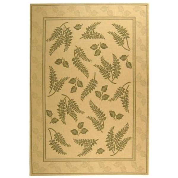 Safavieh 2 Ft. X 3 Ft. - 7 In. Accent- Indoor - Outdoor Courtyard Natural Olive Machine Made Rug - CY0772-1E01-2