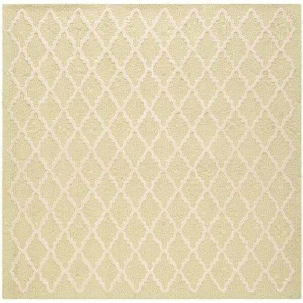 Safavieh Cambridge Accent Hand Tufted Rug, Light Green and Ivory - 2 x 3 ft. - CAM137B-2
