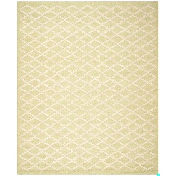 Safavieh Cambridge Accent Hand Tufted Rug, Light Green and Ivory - 2 x 3 ft. - CAM137B-2