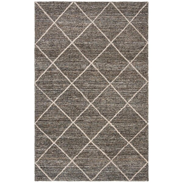 Safavieh 4 x 6 ft. Himalaya Rectangle Hand Tufted RugBlue & Gold - HIM423D-4