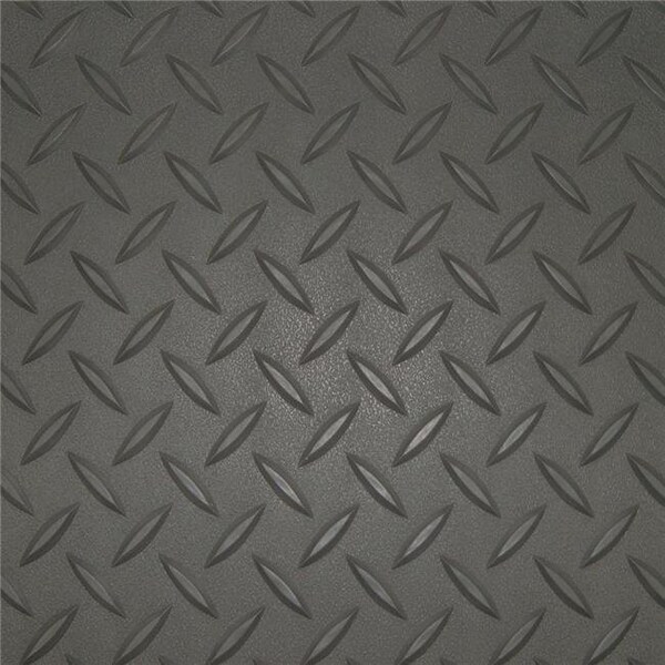 Diamond Deck Diamond Deck 86057 5 x 7.5 ft. Charcoal Textured Motorcycle Mat - 86057