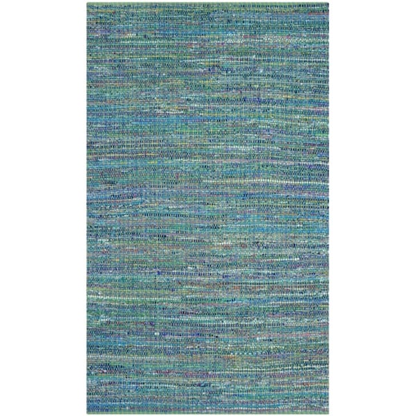 Safavieh 4 x 6 ft. Medium Rectangle Nantucket Hand Tufted RugBlue - NAN220A-4