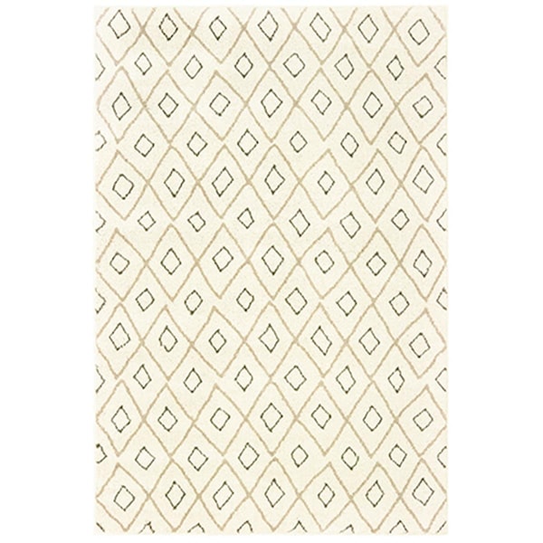 Oriental Weavers 5 ft. 3 in. x 7 ft. 3 in. Carson Rectangular Area Rug Ivory - C3943G160220ST