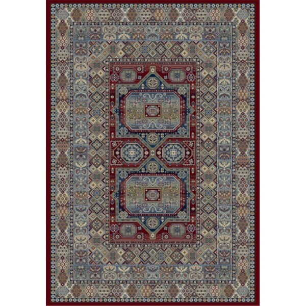 Dynamic Rugs Ancient Garden Rugs, Red - 2.2 x 7.7 in. - AN28571471454