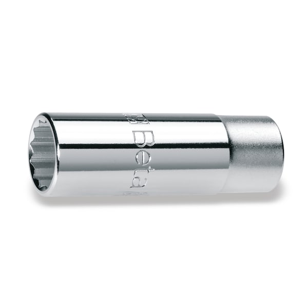 Beta 910AS/L 3/8 in Drive 12-Point Socket, SAE 7/16 in, Long Series - 009100353