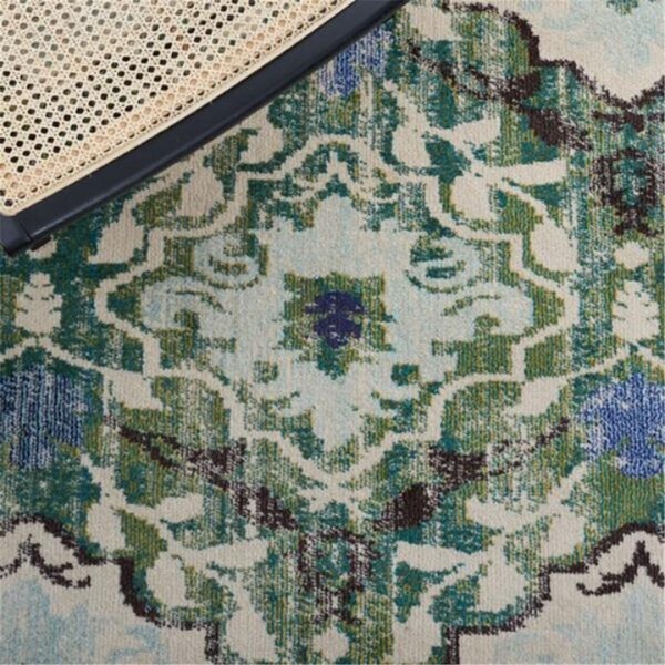 Safavieh 6 ft.-7 in. x 6 ft.-7 in. Madison 400 Square Area Rug Green & Ivory - MAD445Y-7SQ