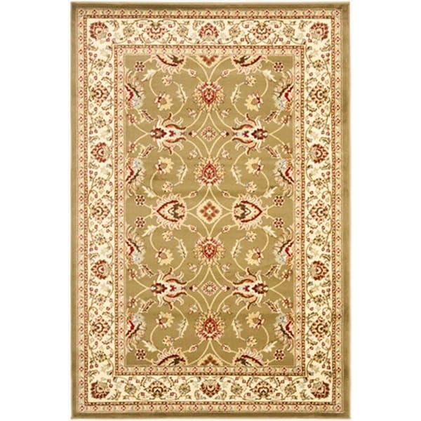 Safavieh 2 ft. 3 in. x 16 ft. Runner Lyndhurst Green and Ivory Traditional Rug - LNH553-5212-216