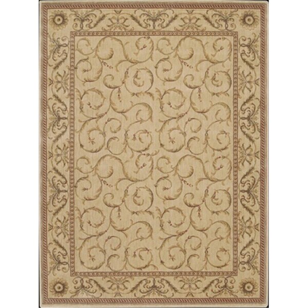 Nourison Somerset Area Rug Collection Ivory 5 Ft 6 In. X 7 Ft 5 In. Rectangle - 99446825186